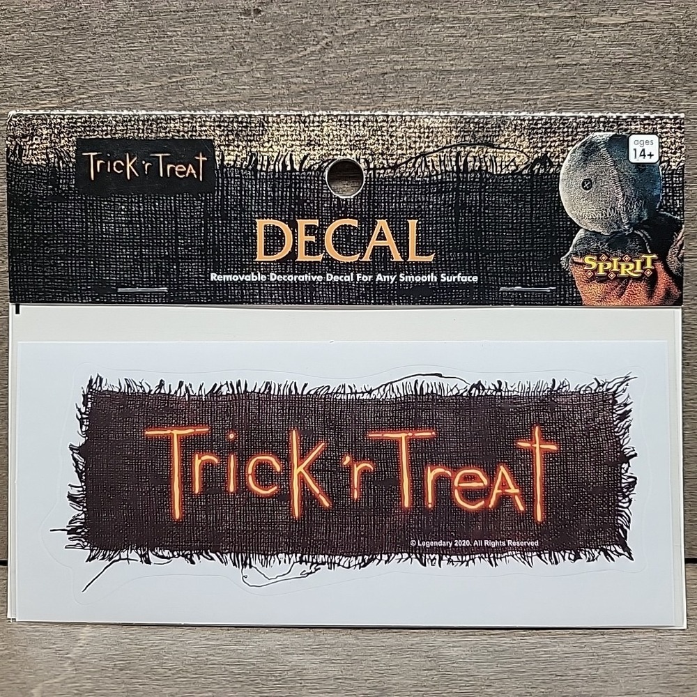 Trick 'r Treat Decal Halloween Horror Movie Tales of Terror Car Computer Sticker